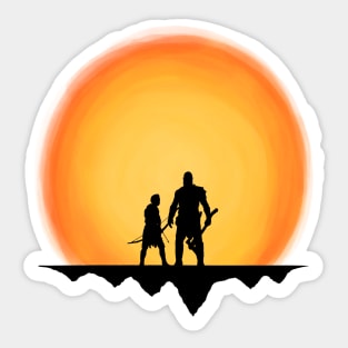 Kratos & Atreus - God of War Sticker